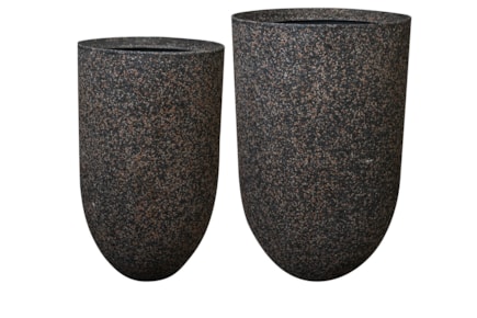 Sada 2 váz Ravi coffee D41 H68