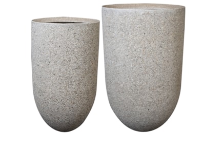 Sada 2 váz Ravi cream D41 H68