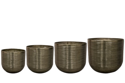 Sada 4 květináčů Ilse mint D36 H33