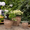 Sada 3 květináčů Heraklis old terra D53 H50