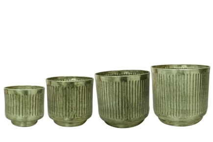 Sada 4 květináčů Elna mint D36 H33