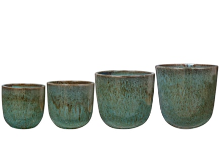 Sada 4 květináčů Rob ocean D39 H37