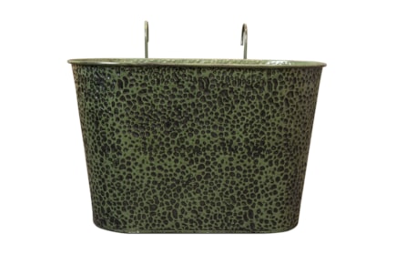 Závěsný truhlík Jannik zelený D35x18 H24