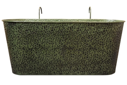 Závěsný truhlík Jannik zelený D56x18 H30