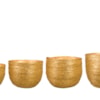 Sada 4 obalů Dorieke gold D33 H25