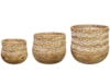 Sada 3 obalů Diede natural D38 H31
