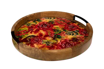 Podnos Rose rouge D35 H4