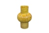 Váza Sanah rib mustard D15 H23