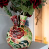 Tulipánová váza Rose rouge D33 H40