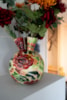 Tulipánová váza Rose rouge D33 H40