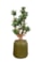 Váza Nine olive green D21 H23