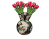 Tulipánová váza Bee green D24 H37