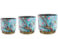 Sada 3 obalů Blossom blue D18 H16