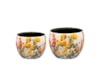 Sada 2 obalů Floral white D9 H7