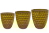 Sada 3 květináčů Chase yellow D37 H42