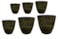 Sada 6 květináčů Caisa forest D49 H46