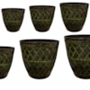 Sada 6 květináčů Caisa forest D49 H46
