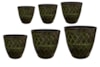 Sada 6 květináčů Caisa forest D49 H46
