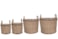 Sada 4 košů Aria natural D47 H47