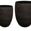Sada 2 váz Ciana black D55 H68