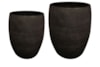 Sada 2 váz Ciana black D55 H68