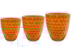 Sada 3 květináčů Chase orange D37 H42