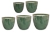 Sada 5 květináčů Rico running green D53 H50