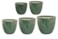 Sada 5 květináčů Rico running green D53 H50