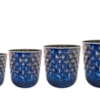 Sada 4 květináčů Jacie kobalt blue D36 H42