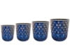 Sada 4 květináčů Jacie kobalt blue D36 H42
