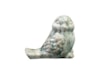 Soška ptáček ice green D25x14 H21