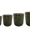 Sada 4 květináčů Jacie forest green D36 H42