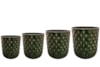 Sada 4 květináčů Jacie forest green D36 H42