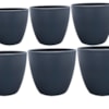 Sada 6 květináčů Alisa matná modrá D49 H46