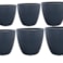Sada 6 květináčů Alisa matná modrá D49 H46