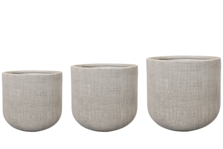 Sada 3 obalů Balia concrete D37 H37