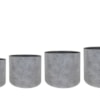 Sada 4 květináčů Nami concrete D37 H33