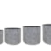 Sada 4 květináčů Nami concrete D37 H33