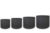 Sada 4 květináčů Nami concrete grey D37 H33