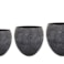 Sada 3 květináčů Douwe granite D56 H51