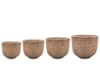 Sada 4 květináčů Maestro old terra D55 H47