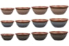Paleta květináčů Sander colour D114 H75, 3 druhy