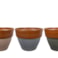 Paleta květináčů Sander colour D117x114 H75, 3 druhy