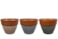 Paleta květináčů Sander colour D117x114 H75, 3 druhy
