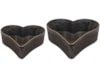Heart Stacy black D27 H8