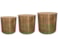 Sada 3 stolků Jaden gold D42 H38