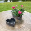 Heart Stacy black D27 H8