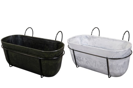 Paleta truhlíků + držáků Palermo colour D77x82 H126