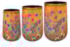 Sada 3 váz  Dreamy hummingbird D20 H29