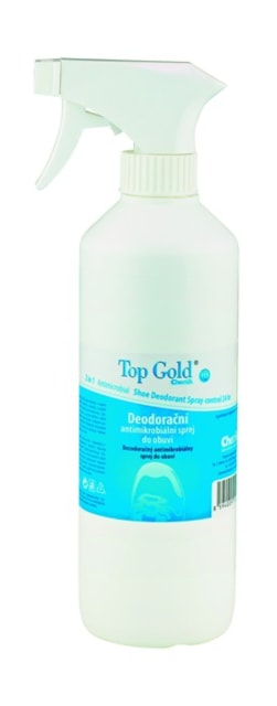 Top Gold Deodorační antimikrobiální sprej do obuvi 500 ml